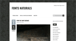 Desktop Screenshot of fontsnaturals.org